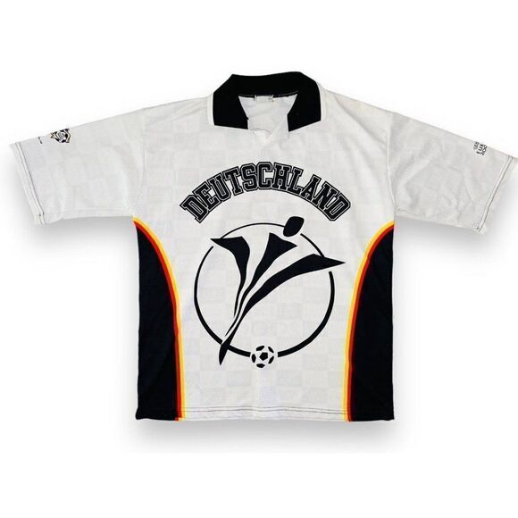 N8 Vintage Deutschland Germany National Soccer Team  UEFA Euro 2000 Jersey Size - Picture 1 of 4